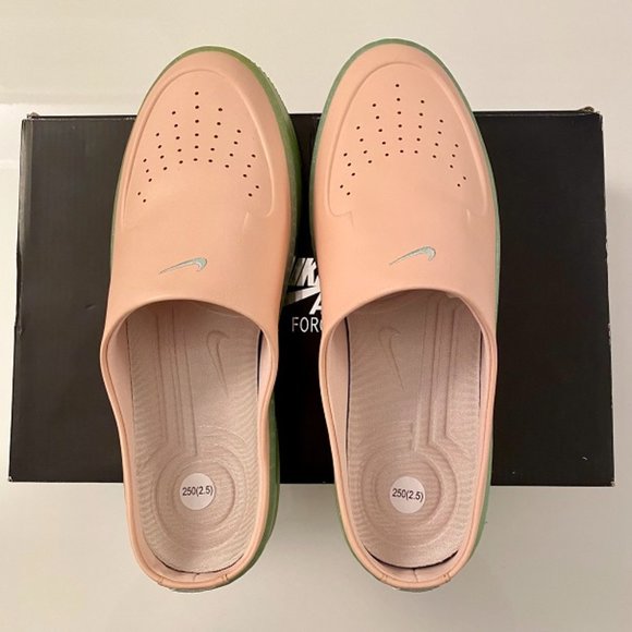 Nike Air Force 1 Lover XX Coral Teal Slip-on Mules - Picture 2 of 6